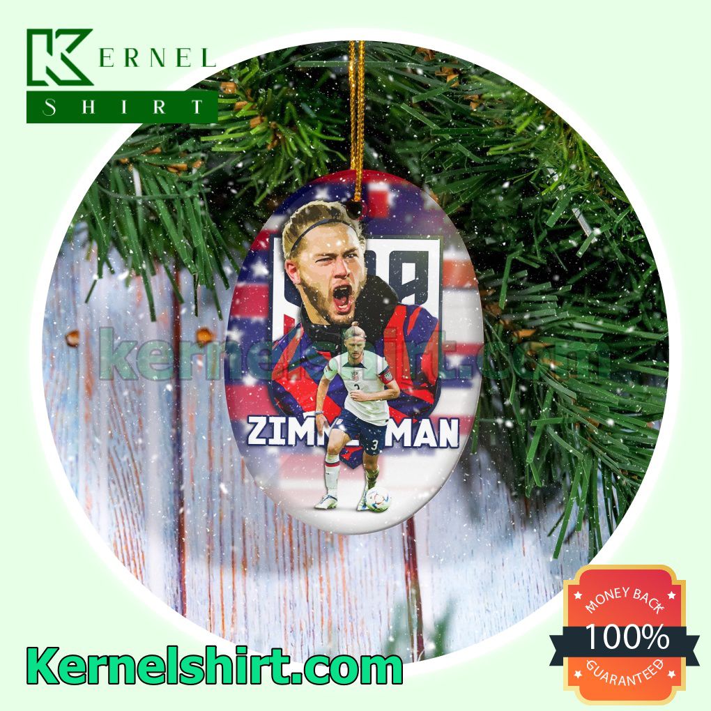 USMNT - Walker Zimmerman Fan Holiday Ornaments