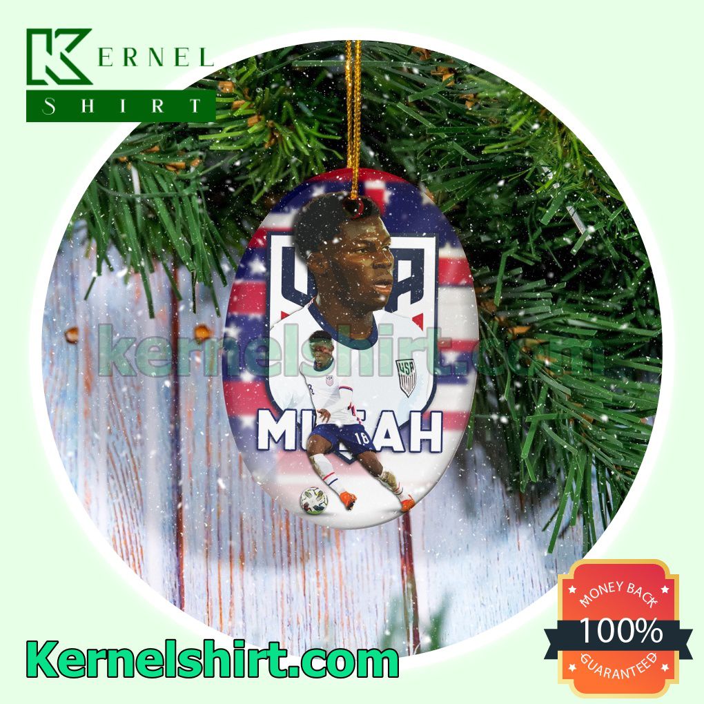 USMNT - Yunus Musah Fan Holiday Ornaments