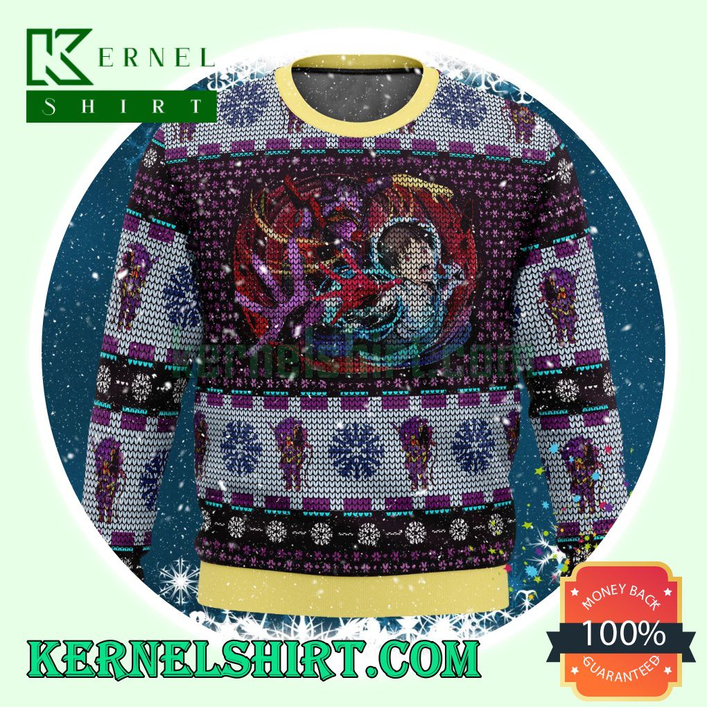 Unit-01 Ikari Shinji Neon Genesis Evangelion Knitting Christmas Sweatshirts