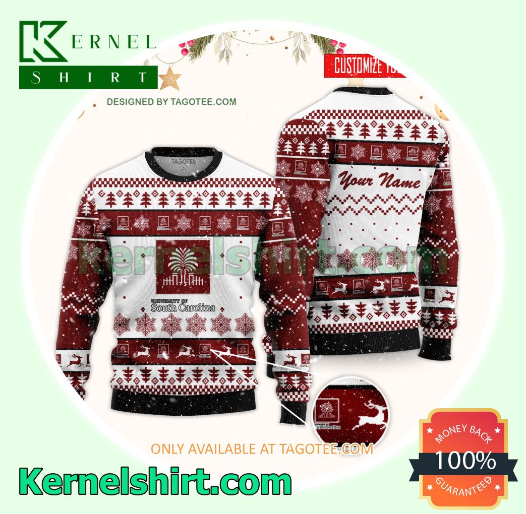 University of South Carolina-Salkehatchie Logo Xmas Knit Jumper Sweaters