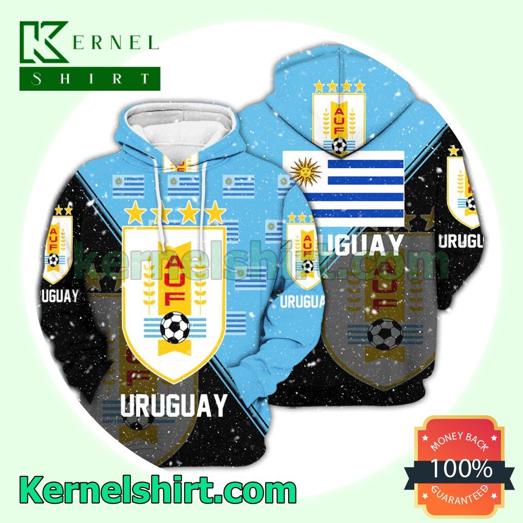 Uruguay National Logo Soccer Fan Hawaiian Shirt Sweatshirt