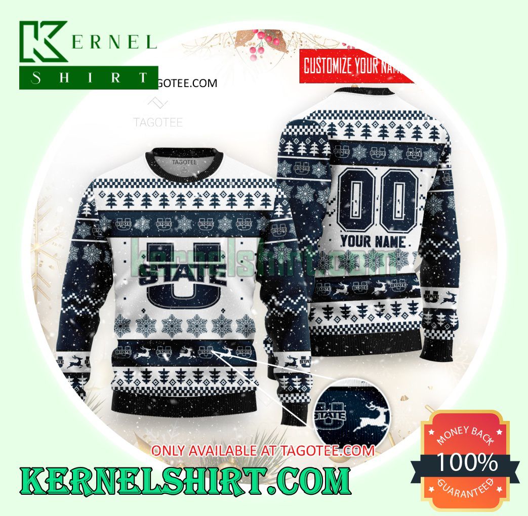 Utah State Rugby Club Xmas Knit Sweaters