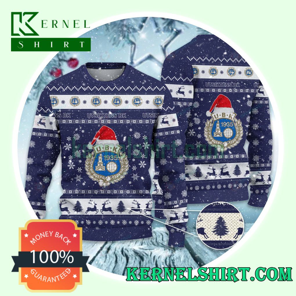 Utsiktens BK Club Snowflake Xmas Knit Sweaters