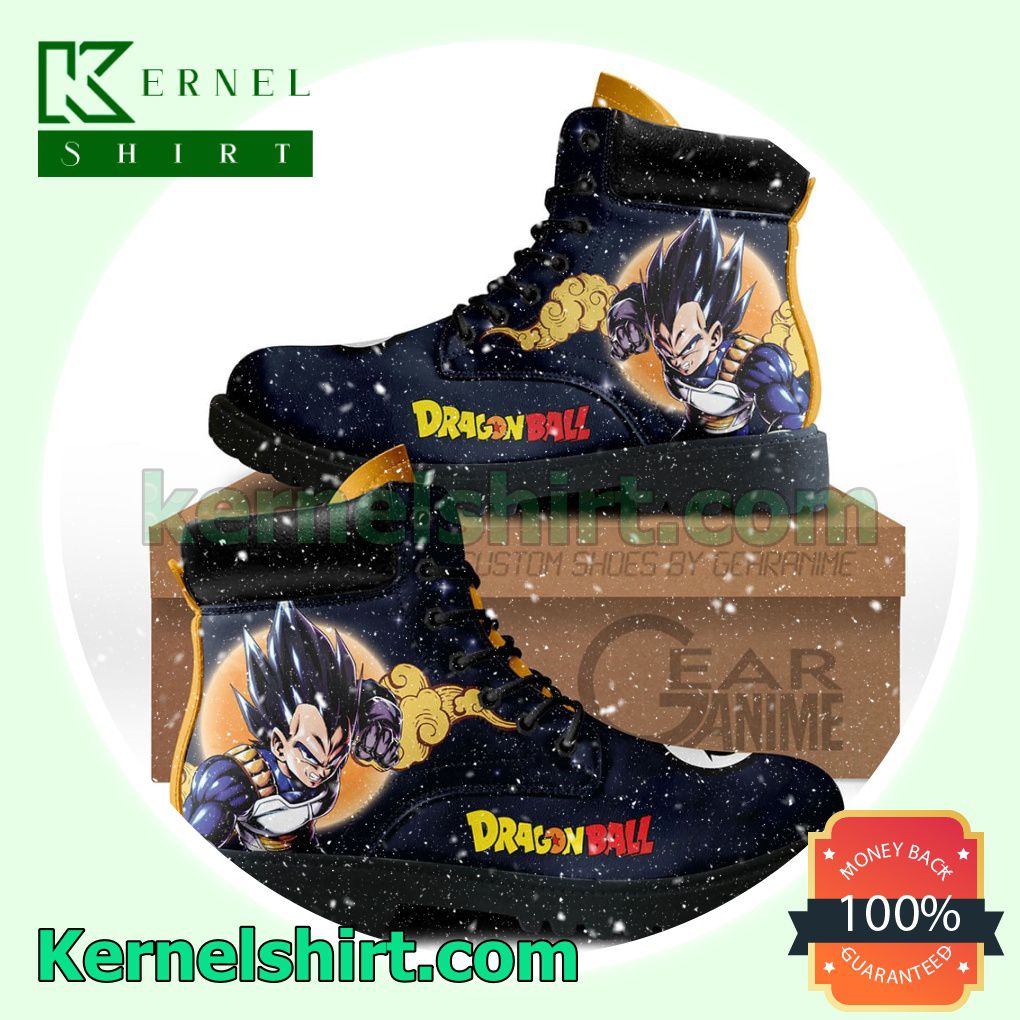 Vegeta Dragon Ball Winter Leather Boots