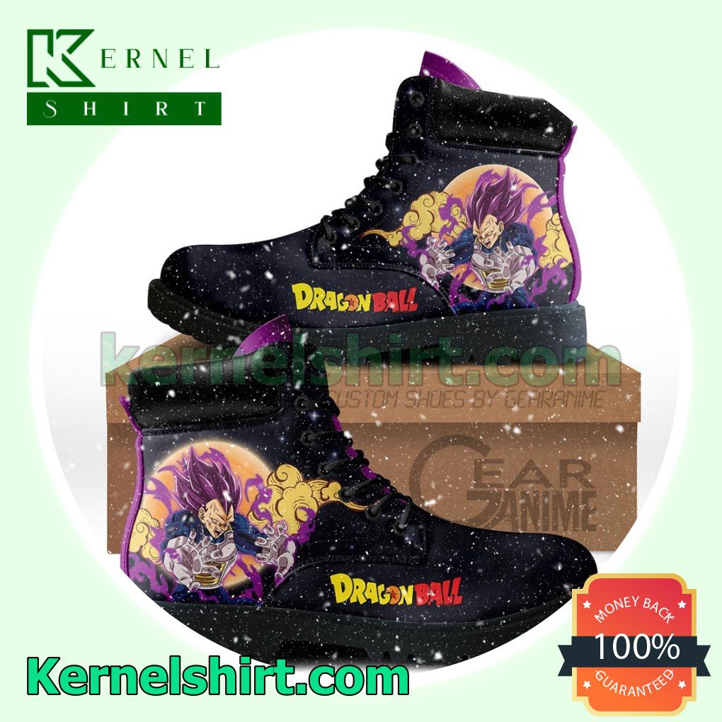 Vegeta Ultra Ego Dragon Ball Winter Leather Boots