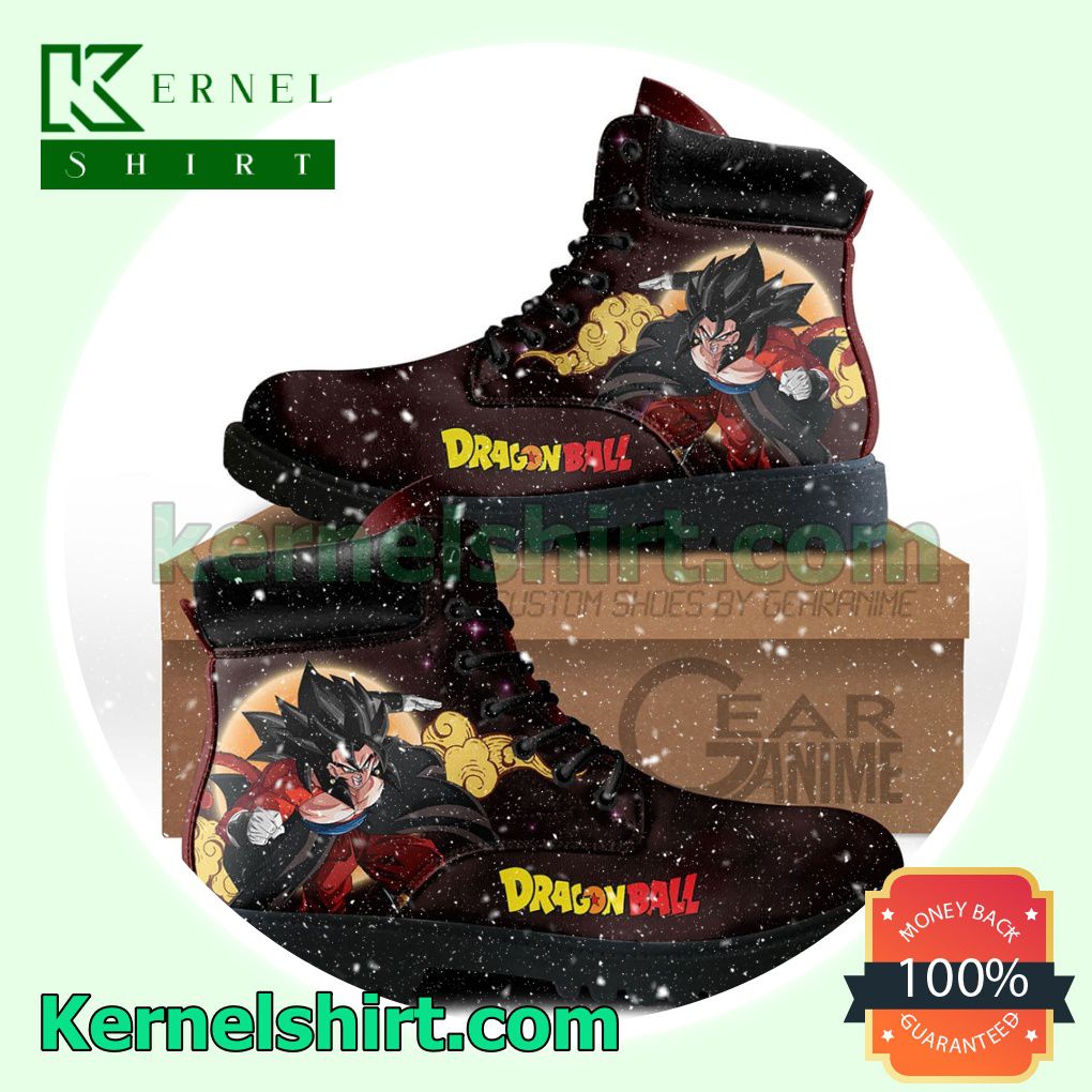 Vegito Xeno Dragon Ball Winter Leather Boots