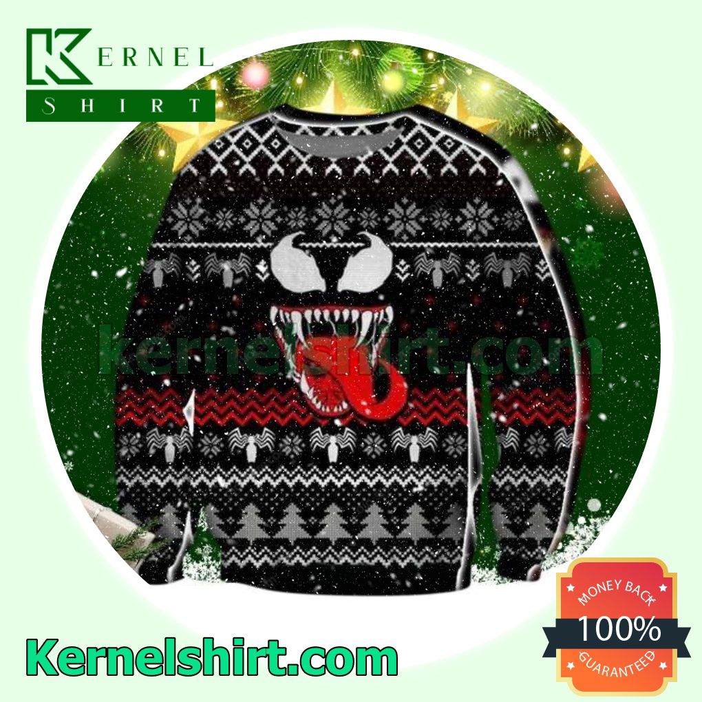 Venom Snowflake Xmas Knitted Sweaters