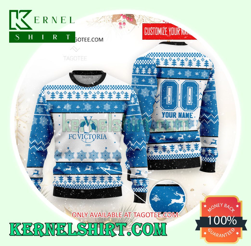 Victoria Bardar Logo Xmas Knit Sweaters