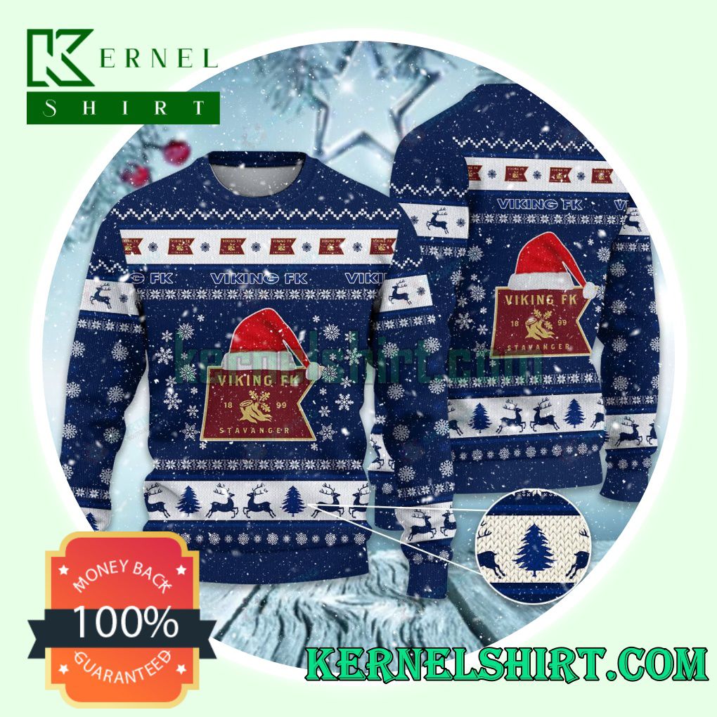 Viking Fotballklubb Club Snowflake Xmas Knit Sweaters