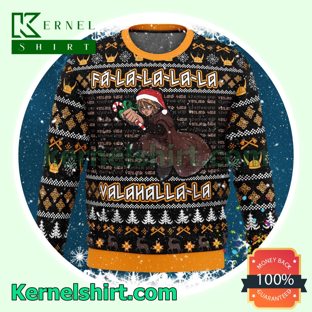 Vinland Saga Falalala Valahalla Anime Knitted Christmas Jumper