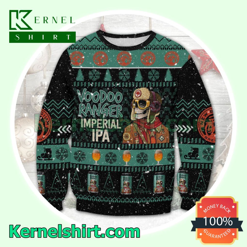 Voodoo Ranger Imperial IPA Knitted Christmas Sweatshirts