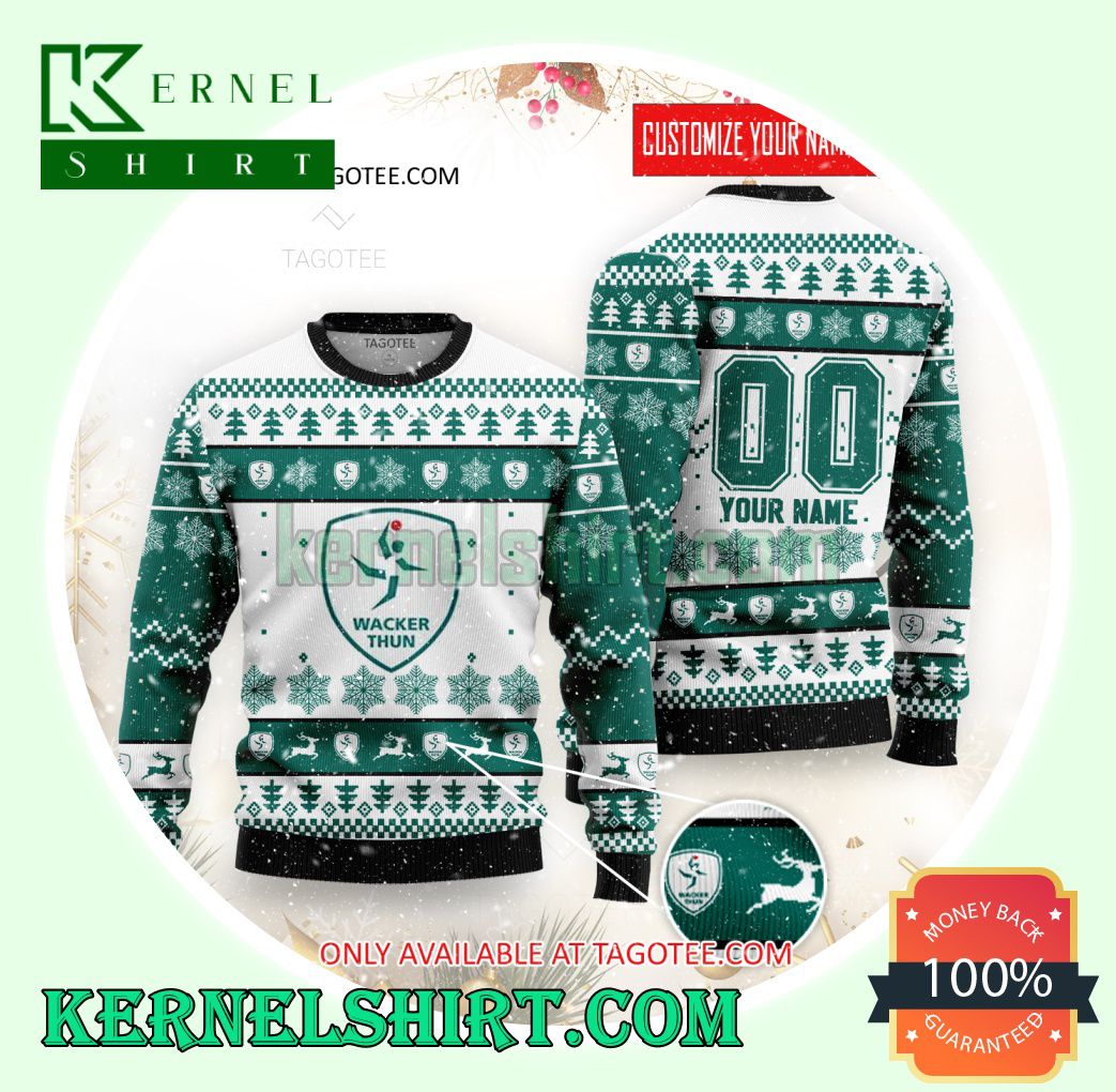 Wacker Thun Handball Xmas Knit Sweaters