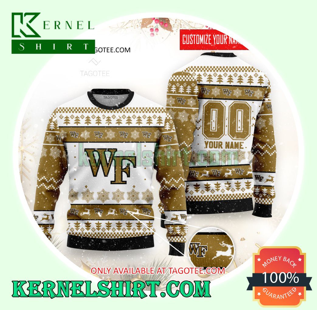 Wake Forest Rugby Club Xmas Knit Sweaters