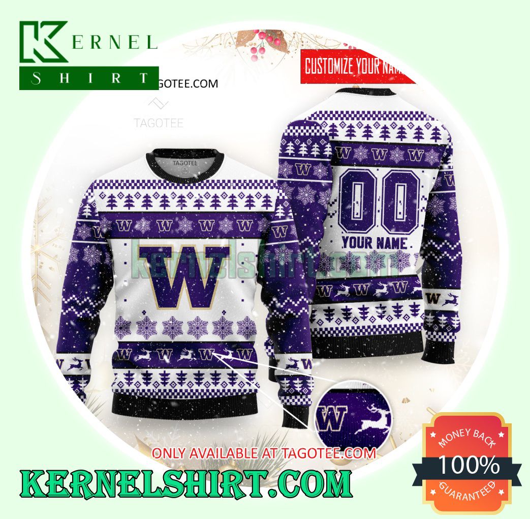 Washington Huskies Rugby Club Xmas Knit Sweaters