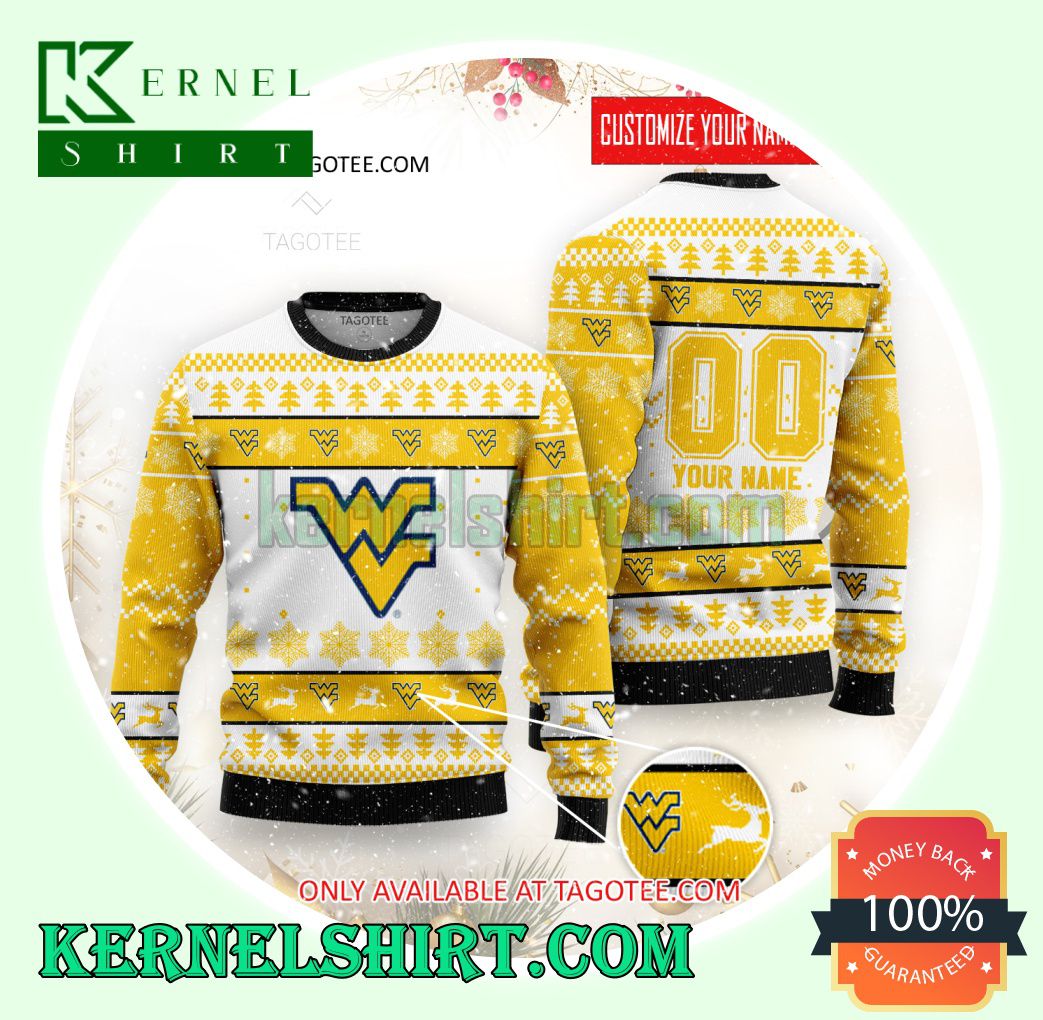 West Virginia Rugby Club Xmas Knit Sweaters