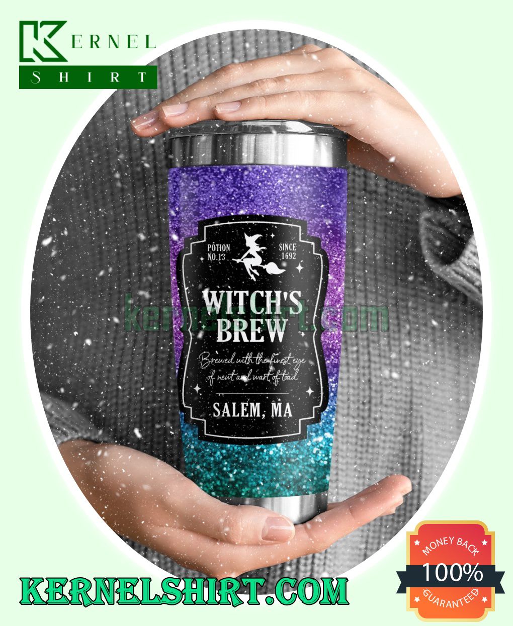 Witch’s Brew Brewed With The Finest Eye Of Newt And Wart Of Toad Travel Tumbler b