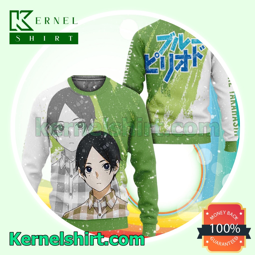 Yotasuke Takahashi Blue Period Anime Knitted Christmas Jumper