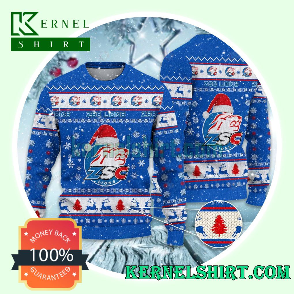 ZSC Lions Club Snowflake Xmas Knit Sweaters