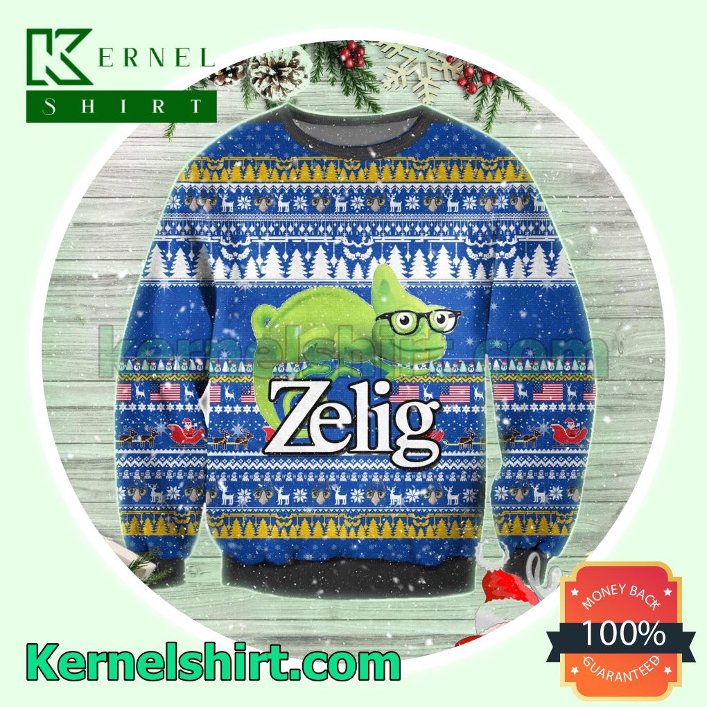 Zelig US Flag Xmas Knitted Sweaters