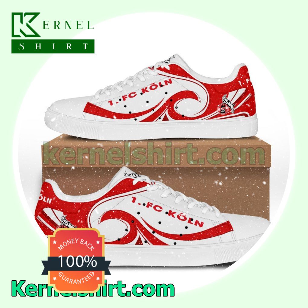 1. FC Koln Unisex Low Top Shoes a