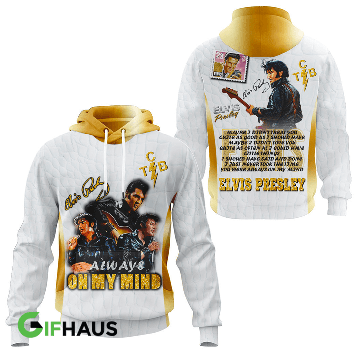 Elvis Presley Always On My Mind Sweatshirt Jacket a