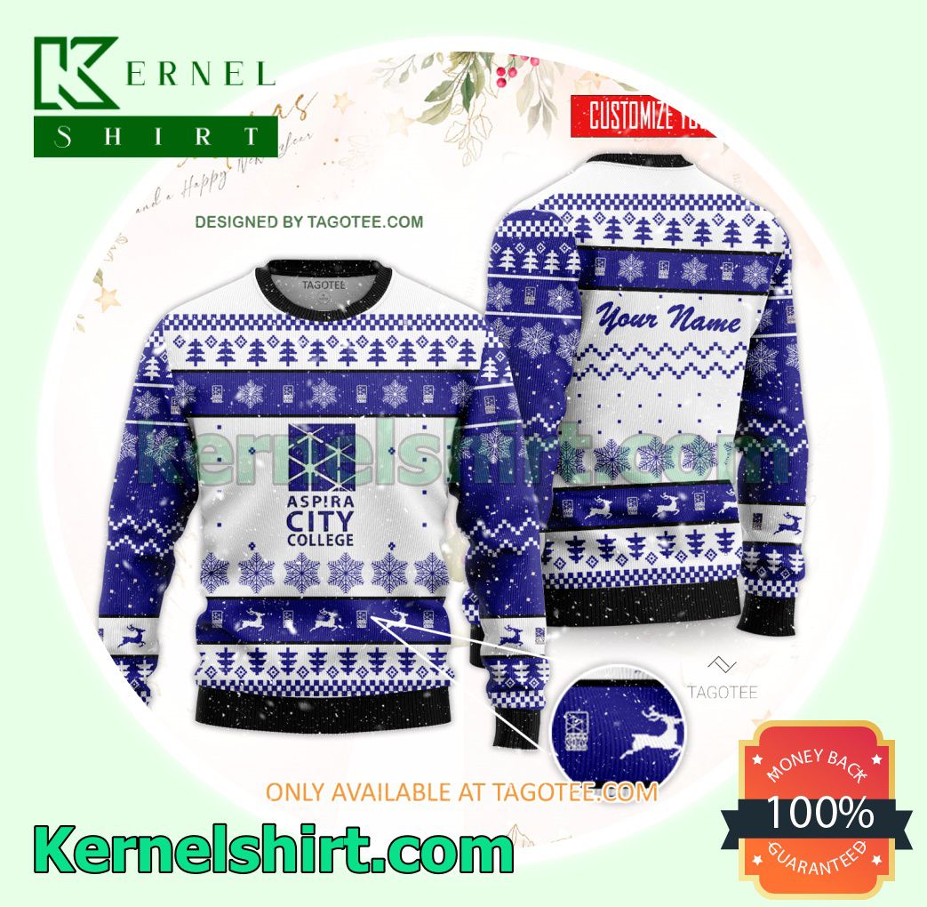 ASPIRA City College Logo Xmas Knit Sweaters