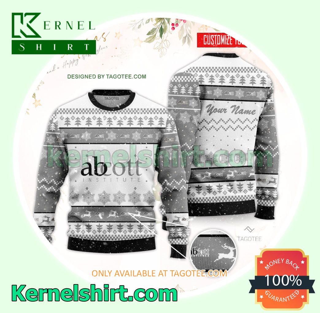 Abcott Institute Logo Xmas Knit Sweaters