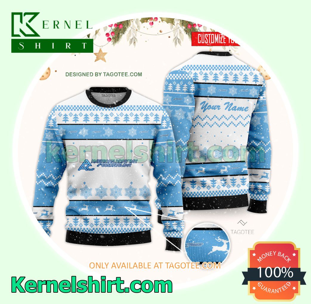 American Academy of Cosmetology Student Xmas Knit Sweaters