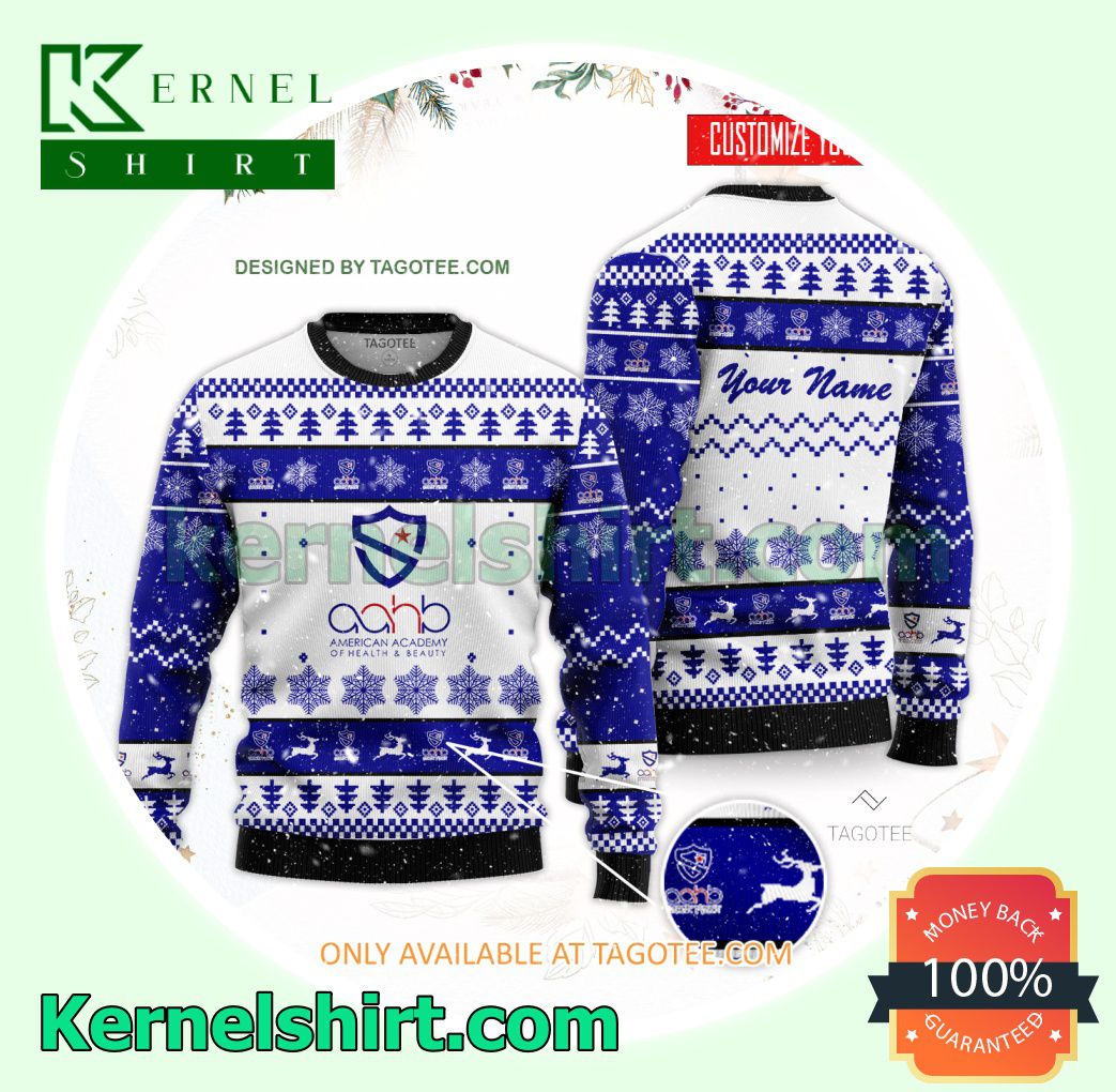 American Academy of Health and Beauty Xmas Knit Sweaters