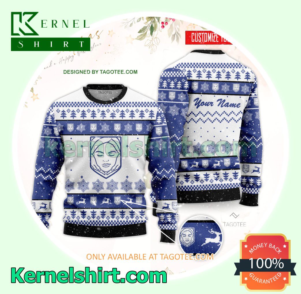 Atelier Esthetique Institute of Esthetics Logo Xmas Knit Sweaters