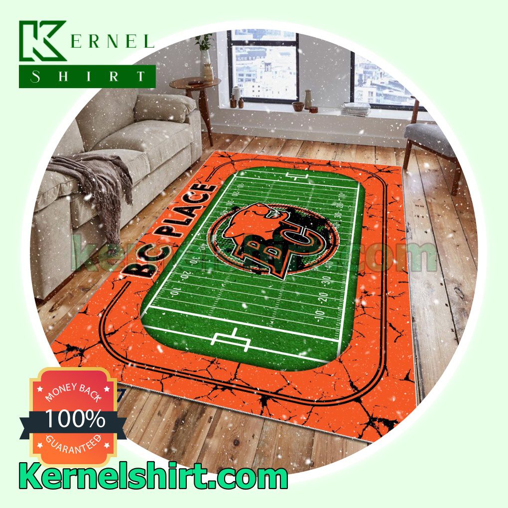 BC Lions Fan Rectangle Rug