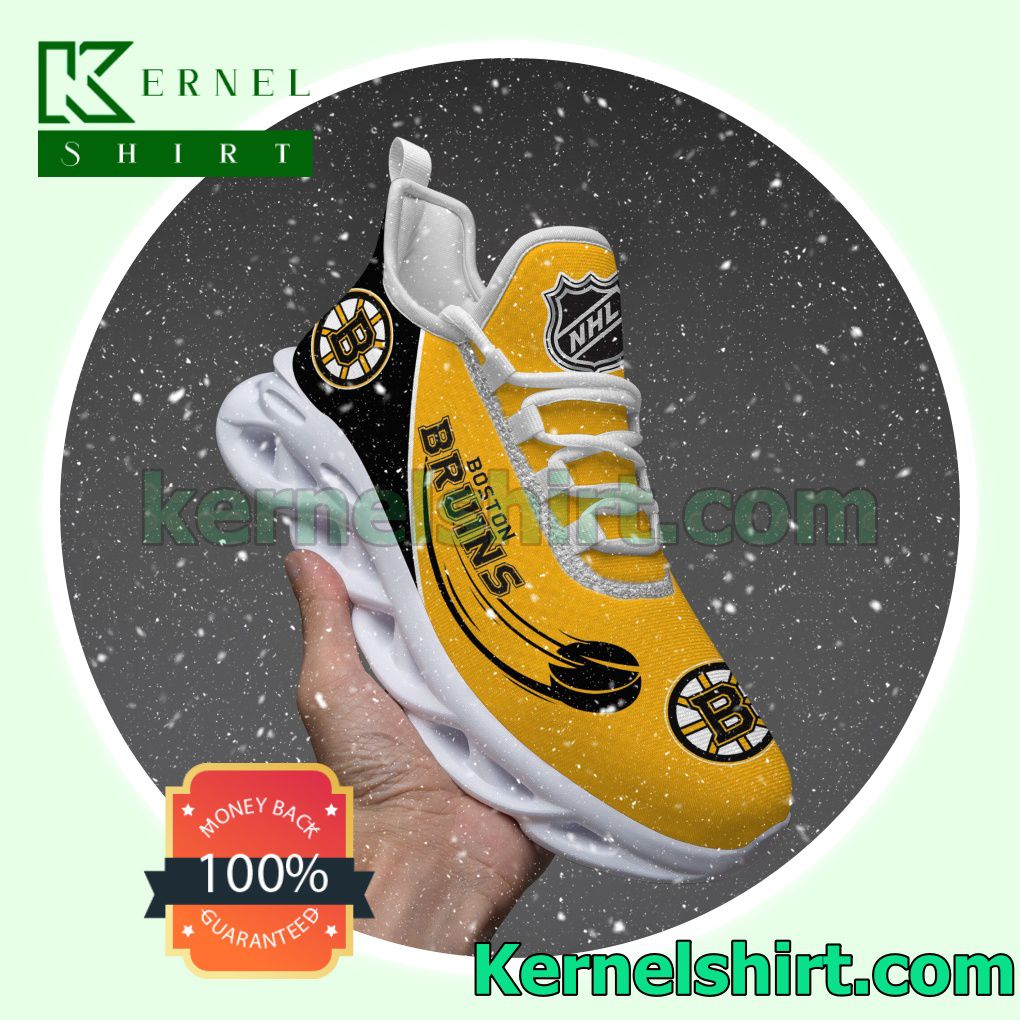 Boston Bruins Men Walking Sneakers