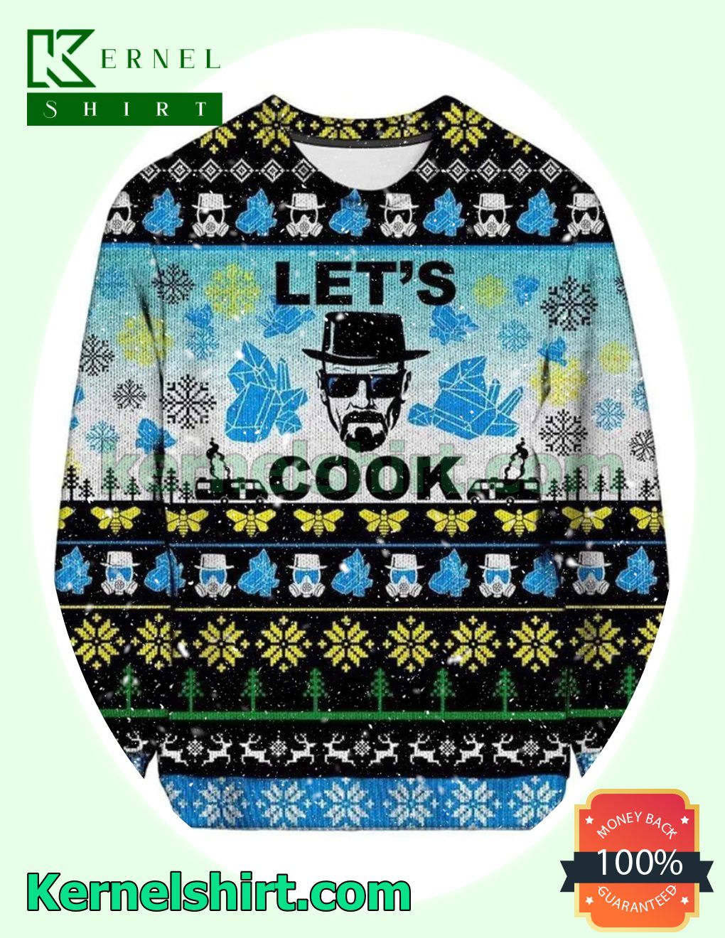 Breaking Bad Let's Cook Xmas Knit Sweaters