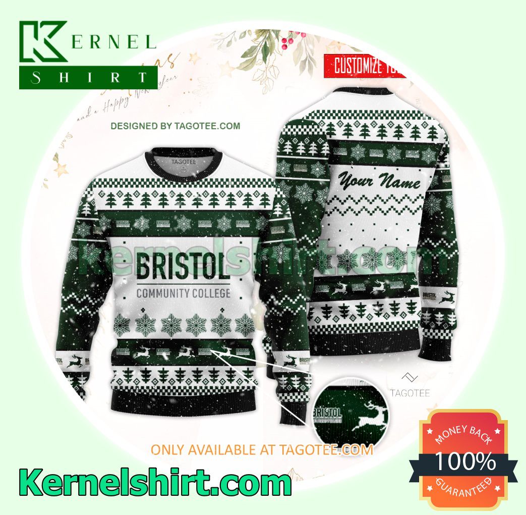 Bristol Community College Xmas Knit Sweaters