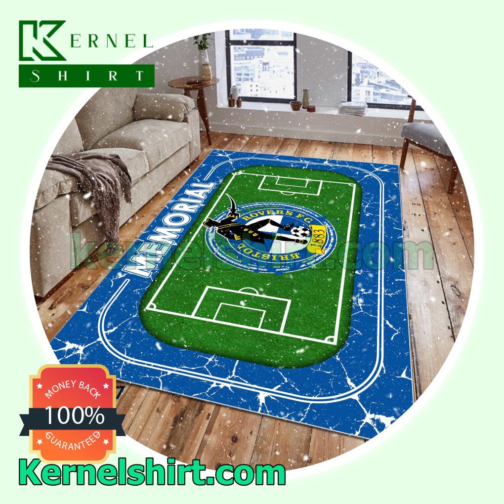 Bristol Rovers Fan Rectangle Rug