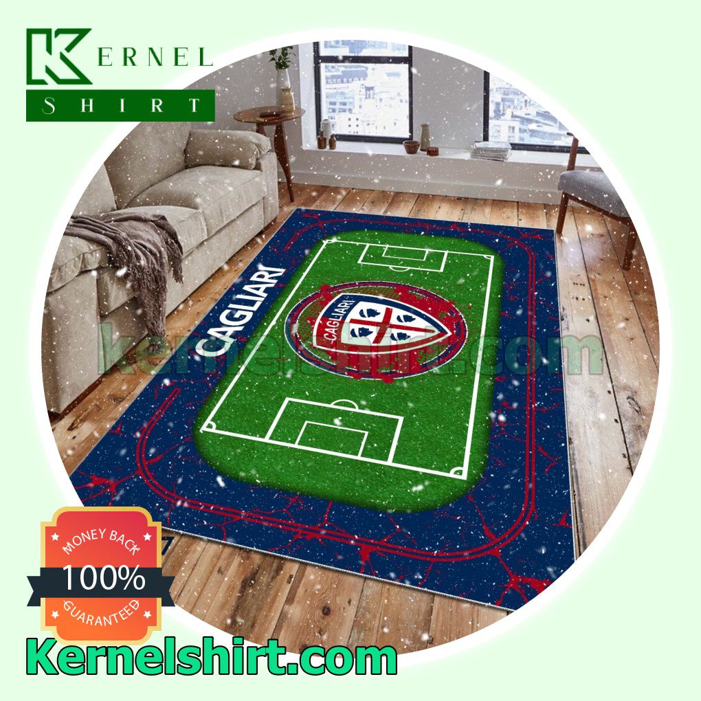 Cagliari Calcio Fan Rectangle Rug