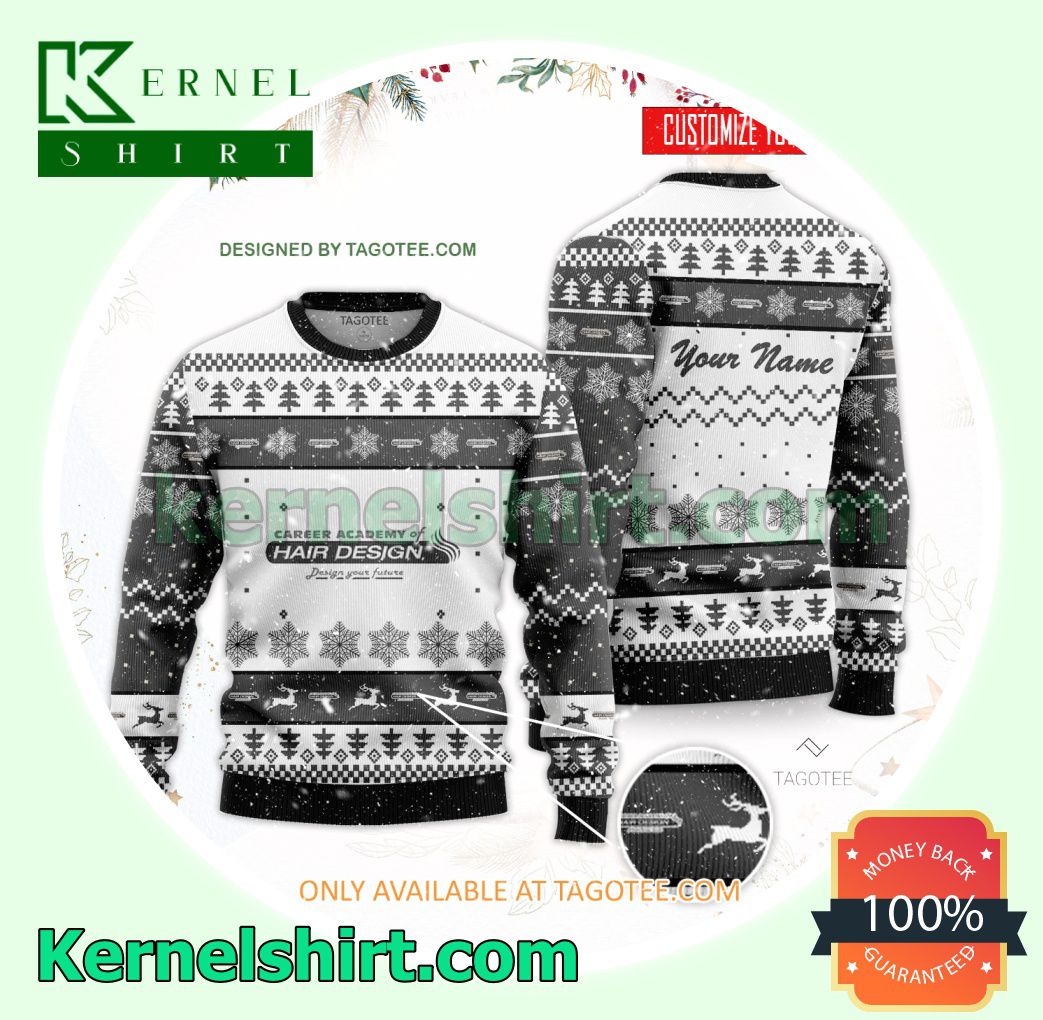 Career Academy of Hair Design-Fayetteville Xmas Knit Sweaters