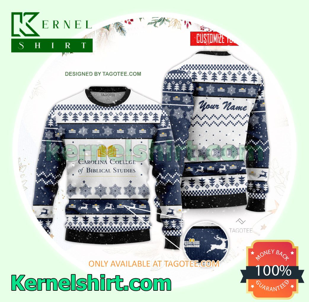 Carolina College of Biblical Studies Xmas Knit Sweaters