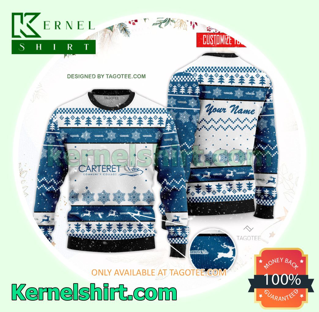 Carteret Community College Student Xmas Knit Sweaters