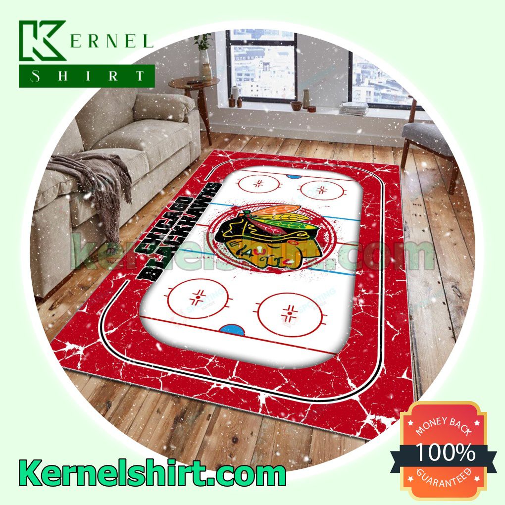 Chicago Blackhawks Fan Rectangle Rug