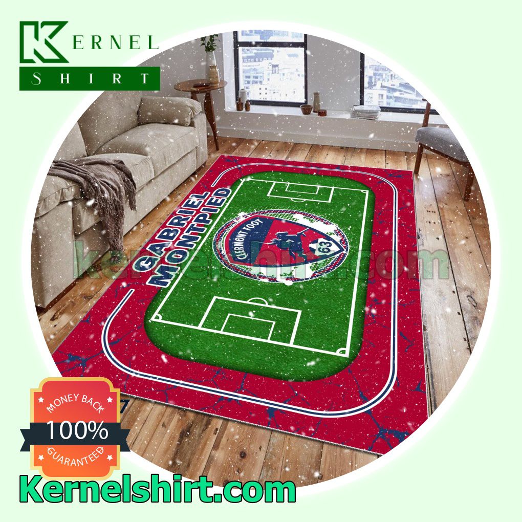 Clermont Foot Auvergne 63 Fan Rectangle Rug