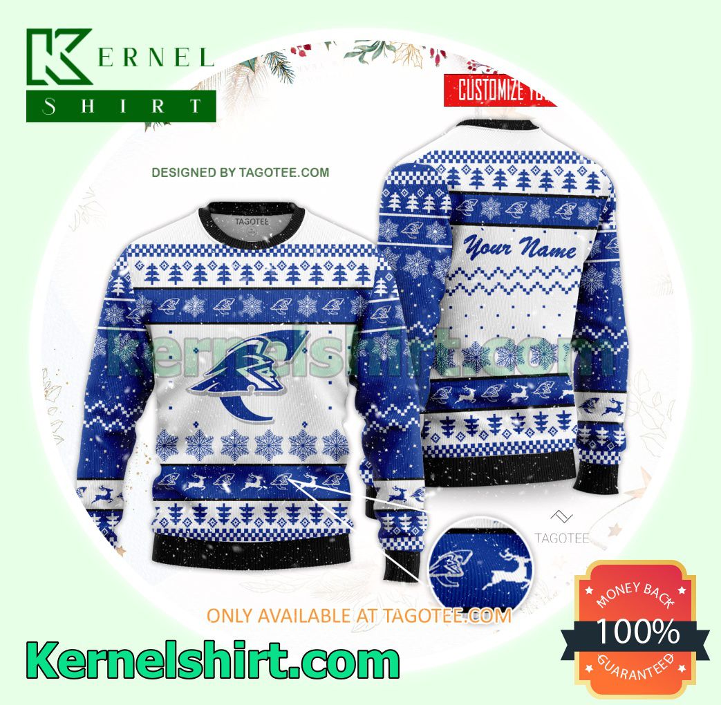 Colby Community College Logo Xmas Knit Sweaters