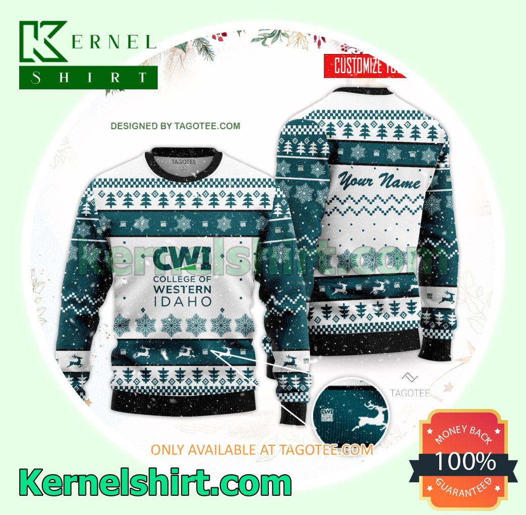 College of Western Idaho Student Xmas Knit Sweaters