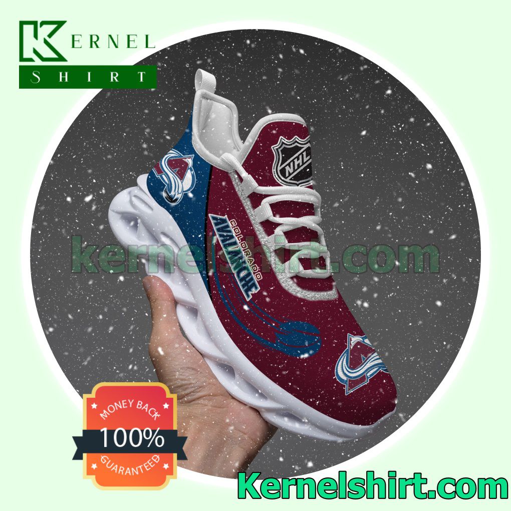 Colorado Avalanche Men Walking Sneakers