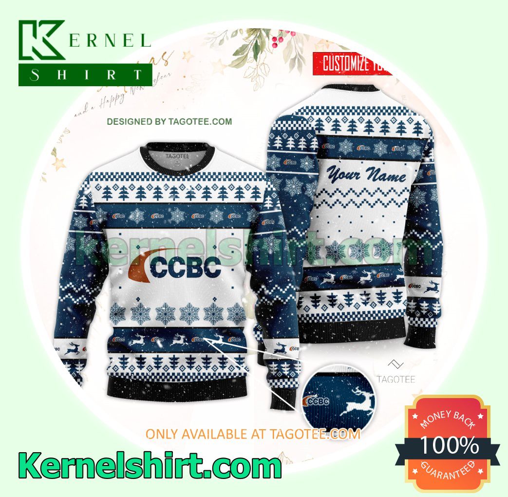 Community College of Beaver County Student Xmas Knit Sweaters