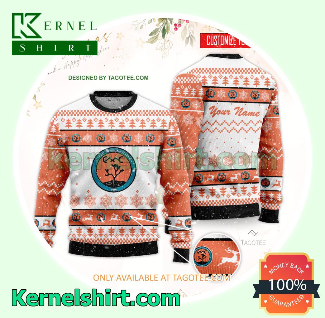 Copper Mountain Community College Xmas Knit Sweaters