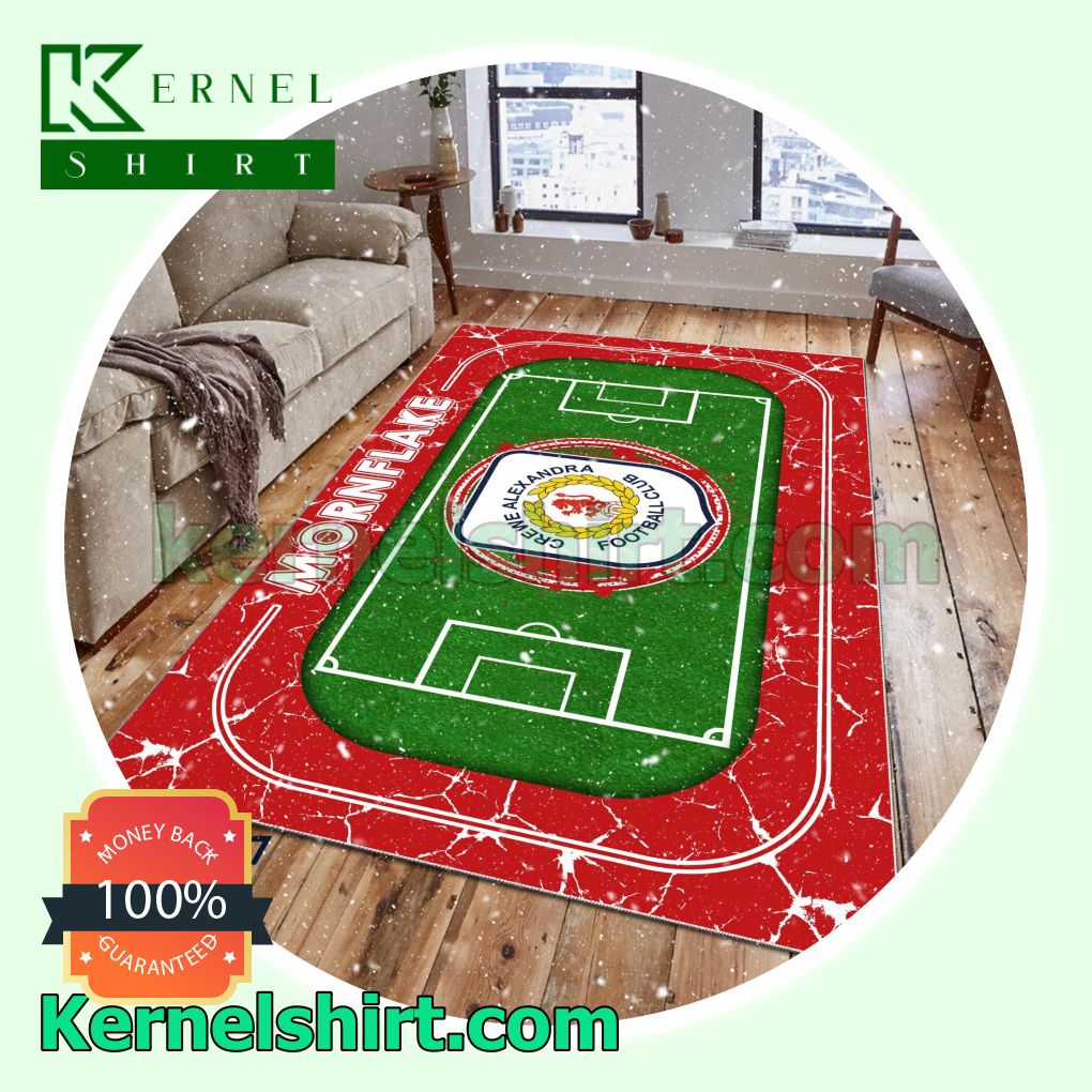 Crewe Alexandra Fan Rectangle Rug