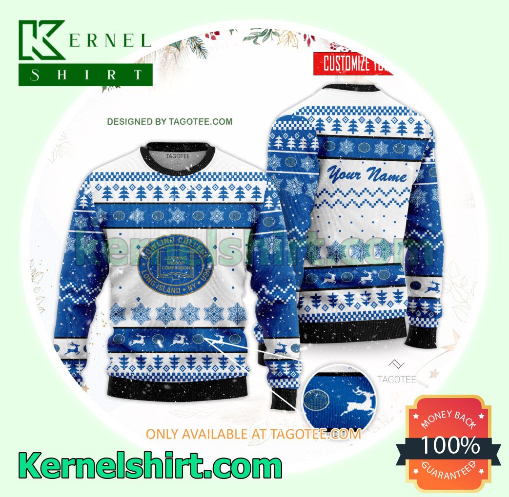 Dowling College Student Xmas Knit Sweaters