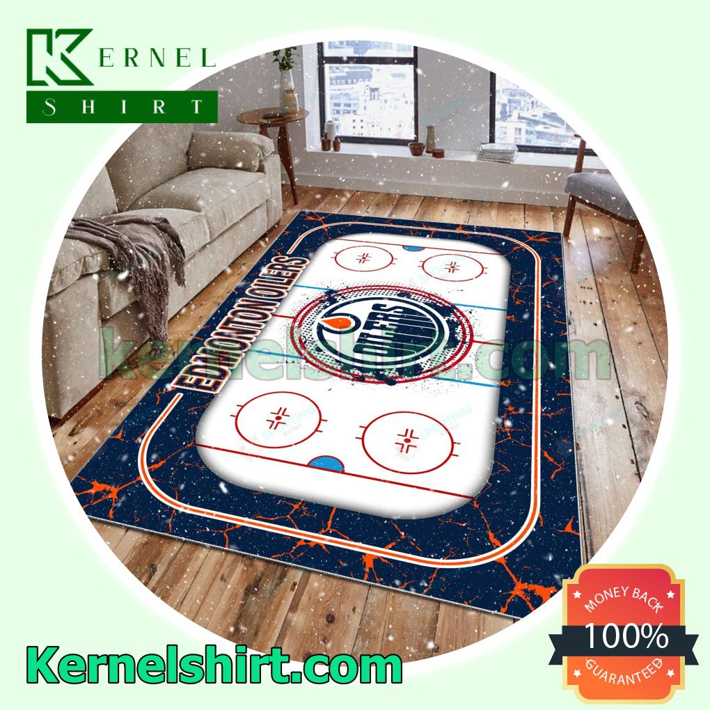 Edmonton Oilers Fan Rectangle Rug