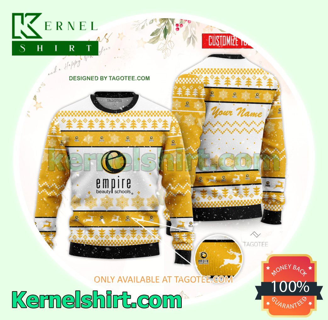 Empire Beauty School-Maine Logo Xmas Knit Sweaters